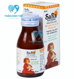 Sara For Children 120mg/5ml (30ml) - Thuốc giúp giảm đau, hạ sốt